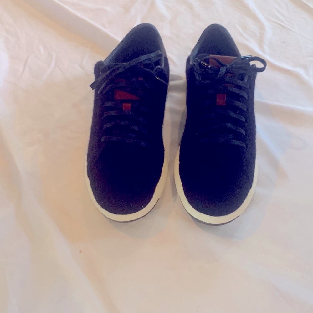 Cole Haan Grand Zero Navy Suede Sneaker Size 10
